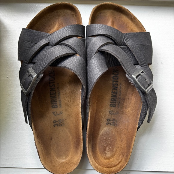 Birkenstock Shoes - Birkenstock - Lugano Oiled Leather - Camberra Old Black Size 39
